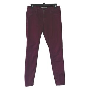 Express Jeans Stella Low Rise Legging Burgundy Wine Skinny Jeans Womens